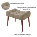 Ver imagem 4 de Banqueta Puff Suede Liso Confort Retrô Império Estofados