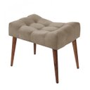 Ver imagem 1 de Banqueta Puff Suede Liso Confort Retrô Império Estofados