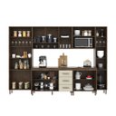 Ver imagem 2 de Cozinha Modulada Completa Fidelitá Lisboa 6 Peças 295cm 15 Portas 3 Gavetas com Tampo