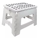 Ver imagem 1 de Banqueta Multiuso Retrátil Branca Suporta 150kg