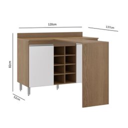 Cozinha Canto Modulada Sabrina 14 Peças 23 Portas 05 Gv 452/294x195x52 Avelã/Branco TX SAB14 - MENU - 11 Cozinha Canto Modulada Sabrina 14 Peças 23 Portas 05 Gv 452/294x195x52 Avelã/Branco TX SAB14 - MENU - 11