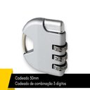 Ver imagem 7 de Cadeado Tsa com Senha Ajustavel Antifurto para Mala Mochila Armario Portatil Leve Resistente Ideal P