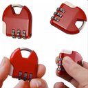 Ver imagem 3 de Cadeado Tsa com Senha Ajustavel Antifurto para Mala Mochila Armario Portatil Leve Resistente Ideal P