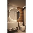 Ver imagem 3 de Espelho Redondo 70cm X 70cm Lapidado com Led:branco Frio a Pilha