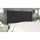 Ver imagem 2 de Cabeceira Cama Solteiro 90 Cm Camboriú Suede Preto e Frame
