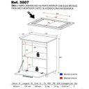Ver imagem 4 de Balcão para Micro-Ondas 1 Porta Multiuso Multimóveis