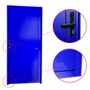 Ver imagem 2 de Porta Alumínio Lambril e.Azul 70 Brimak