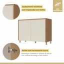 Ver imagem 6 de Balcão de Cozinha 2 Portas 120cm Nesher Condessa Mdf Carvalho/greige