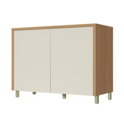 Balcão de Cozinha 2 Portas 120cm Nesher Condessa Mdf Carvalho/greige - 1
