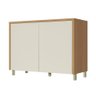 Balcão de Cozinha 2 Portas 120cm Nesher Condessa Mdf Carvalho/greige - 1