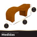 Ver imagem 5 de Maca Estofada Capitone Reclinável Julia para Estetica Facial Sombrancelha e Cílios Suede