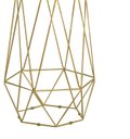 Ver imagem 3 de Kit com 2 Banqueta Rubi Dourado Veludo Bege - Fdecor