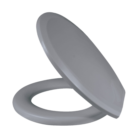 Tampa de Assento Vaso Sanitário Comfort Envolvente Metasul Cinza Claro