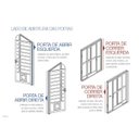 Ver imagem 7 de Kit Porta Pronta Lisa Alumínio 215 x 78cm Sasazaki