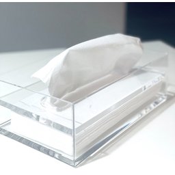 Caixa Porta Lenços De Papel Interfolha Acrilico Cristal Top - 8