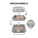 Ver imagem 5 de Raseiro de Embutir com Grelha Parrila - em Inox 430