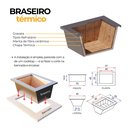 Ver mais imagens de Raseiro de Embutir com Grelha Parrila - em Inox 430