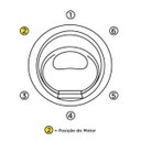 Ver imagem 3 de Banheira Hidromassagem Astra Firenze Luxo 150cmx150cmx45cm - 04 Jatos Gel Coat P2 Com Aquecedor