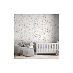 Papel de Parede Vinílico Sonhos Ref 4225 Vermelho 52cm X 10m - 3