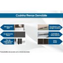 Ver imagem 2 de Gabinete de Cozinha Modulado Balcão Firenze 2 Portas C/tampo 80cm Avena/grafito - Demóbile