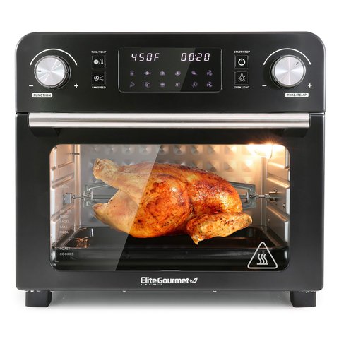 Elite Gourmet Eaf9310 Air Fryer Forno Elétrico Digital 23l Preto