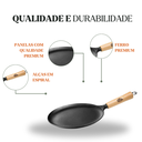 Ver imagem 2 de Panquequeira Ferro Fundido 24 Cm Panela Mineira