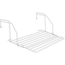 Ver imagem 5 de Varal Portátil de Janela Porta ou Box Prático Dobrável Aço Carbono Flick Secalux Branco