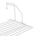 Ver imagem 7 de Varal Portátil de Janela Porta ou Box Prático Dobrável Aço Carbono Flick Secalux Branco