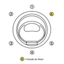 Ver imagem 3 de Banheira Hidromassagem Astra Firenze Super Luxo 150cmx150cmx45cm - 06 Jatos Gel Coat P6 Sem Aquecedo