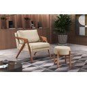 Ver imagem 2 de Conjunto - 2 Puffs Banqueta Lotus Luxo Castellar Móbile