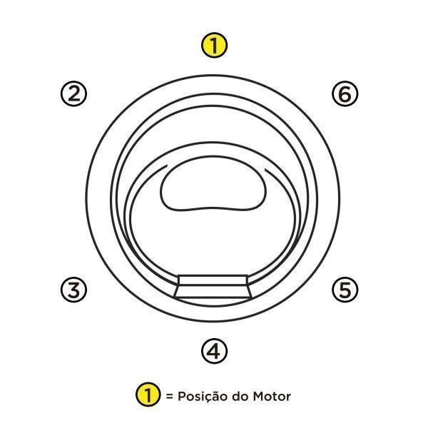 Banheira Hidromassagem Astra Firenze Super Luxo 150cmx150cmx45cm - 06 Jatos Gel Coat P1 Com Aquecedo - 3
