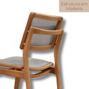Ver imagem 5 de Conjunto com 2 Cadeiras em Madeira Eloa