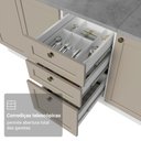Ver imagem 7 de Armário de Cozinha Compacta 180 Cm Branco/crema Vik Madesa 03