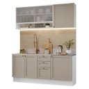 Ver imagem 2 de Armário de Cozinha Compacta 180 Cm Branco/crema Vik Madesa 03