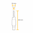 Ver imagem 5 de Broca Escareadora para Madeira 10mm D-73259