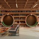 Ver imagem 2 de Painel Ripado Laminado de Eva Autocolante Flexível Rolo 5mt Madeto Nogueira Intenso