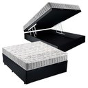 Ver imagem 1 de Cama Box Baú Casal Colchão Espuma D33 Orthosono Anjos