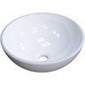 Kit 02 Cubas de Apoio 30 cm Redonda C01 Para Banheiro Lavabo R30W Branco - Lyam Decor - 3