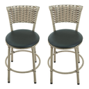 Ver imagem 1 de KIT 2 BANQUETAS BAIXA COZINHA  TODA ENCAPADA