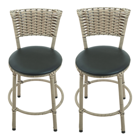 KIT 2 BANQUETAS BAIXA COZINHA  TODA ENCAPADA