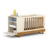Berço Multifuncional BKids com Colchão D18 Off White/Freijó - Matic Móveis - 6