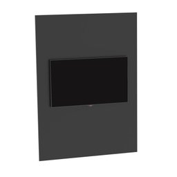 Kit com Mesa para Reunião 6 Lugares e Painel para Tv até 37 Polegadas - 6
