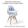 Cadeira Alimentacao Portatil Refeição Bebe Cadeirinha Azul - 3