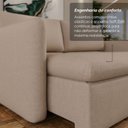 Ver imagem 5 de Sofá Cama Retrátil 260cm 04 Lugares Resplendor
