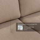 Ver imagem 4 de Sofá Cama Retrátil 260cm 04 Lugares Resplendor