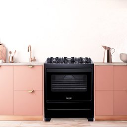 Fogão Dako 5 Bocas Supreme Glass com Mesa de Vidro Preto Bivolt - 3