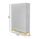 Ver imagem 2 de Guarda Roupas Infantil 4 Portas 2 Gavetas Multimóveis CR40028 Branco