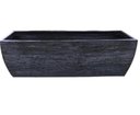 Ver imagem 4 de Kit 3 Vaso Planta 100x30 Jardineira Floreira Polietileno BGPLASTICOS PRETO 002