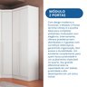 Módulo de Casal 2 Portas e 3 Gavetas Infinity - 8