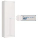 Ver imagem 4 de Módulo de Casal 2 Portas e 3 Gavetas Infinity Branco/Line
